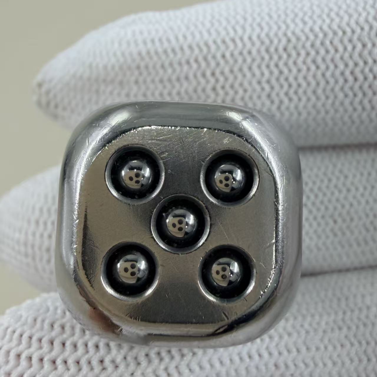 Monk Dice Stainless Steel