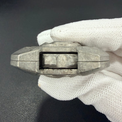 Mortise and Tenon Crystallized Titanium