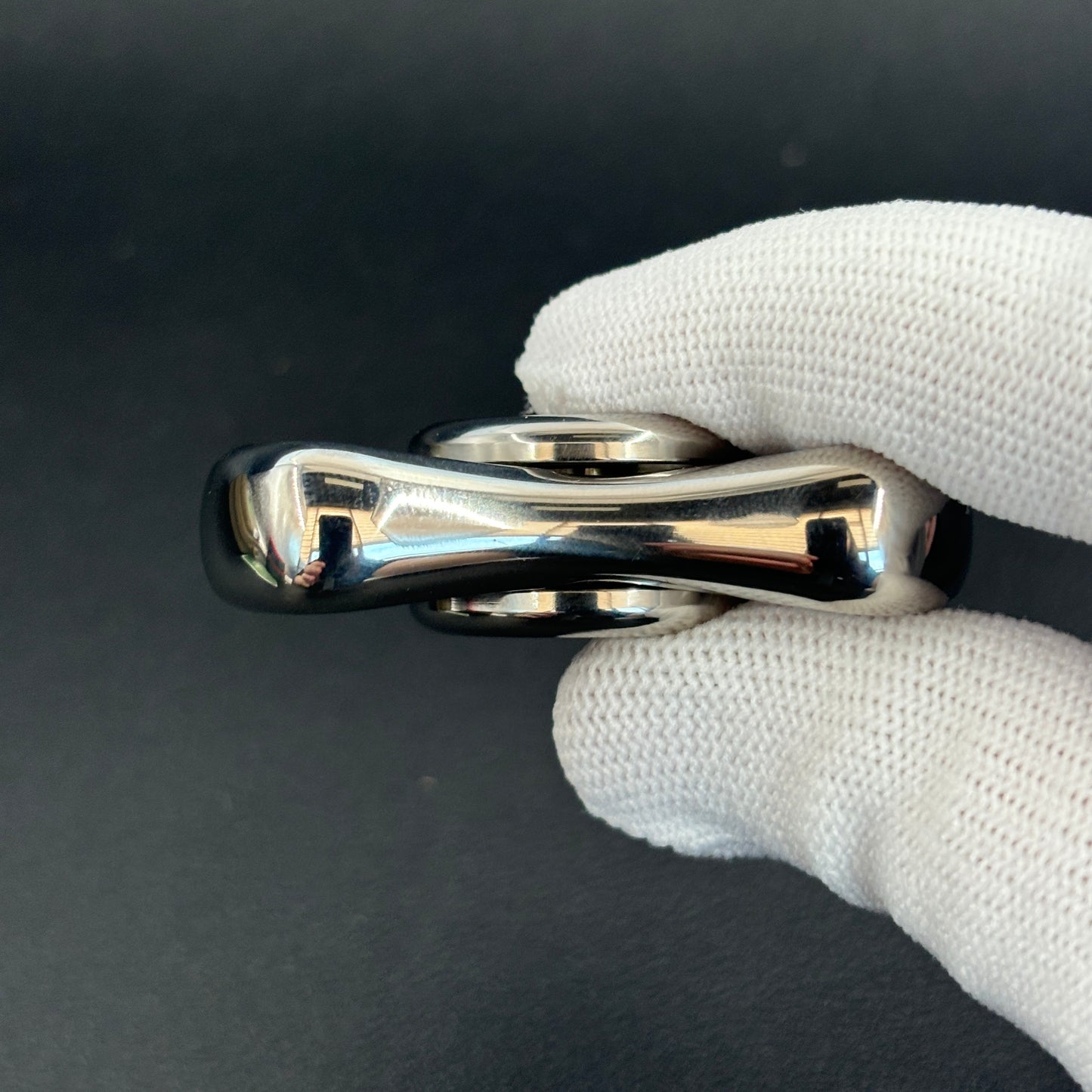 Folding Leaf Mini Titanium Polished
