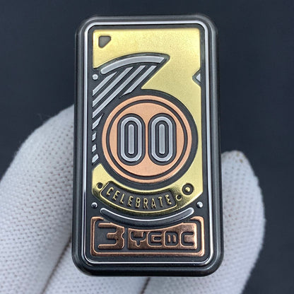 3rd Anniversary Golden Pig Stainless Steel