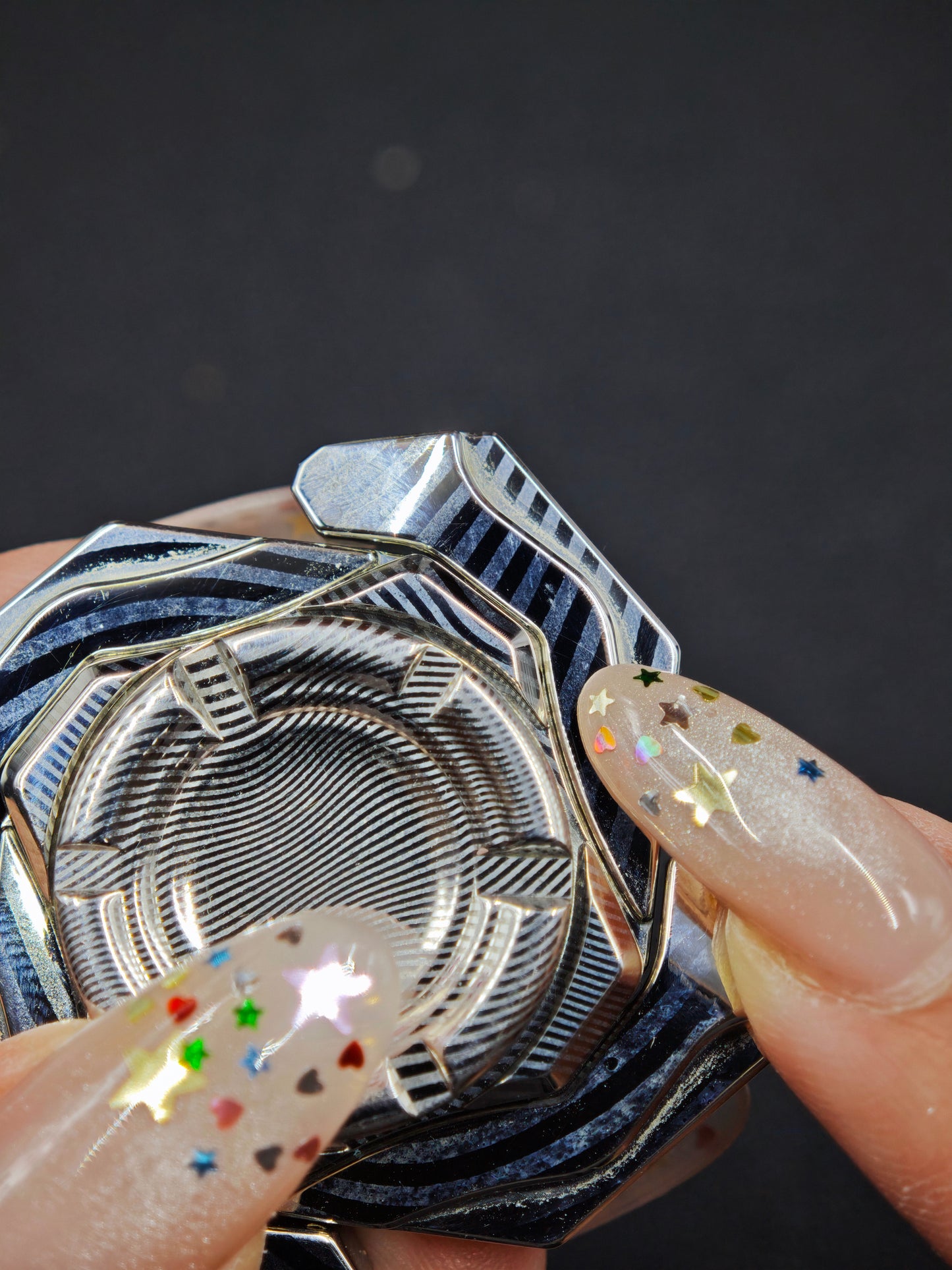 Haze Shell Opening Damasteel