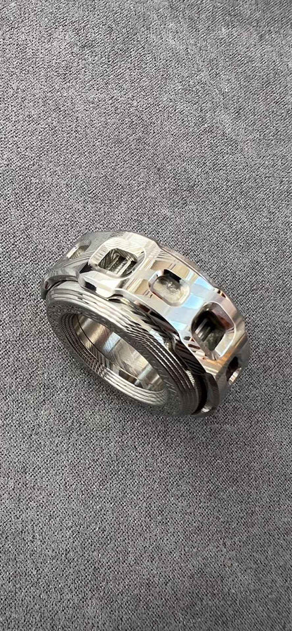 Mechanical Ring Damasteel