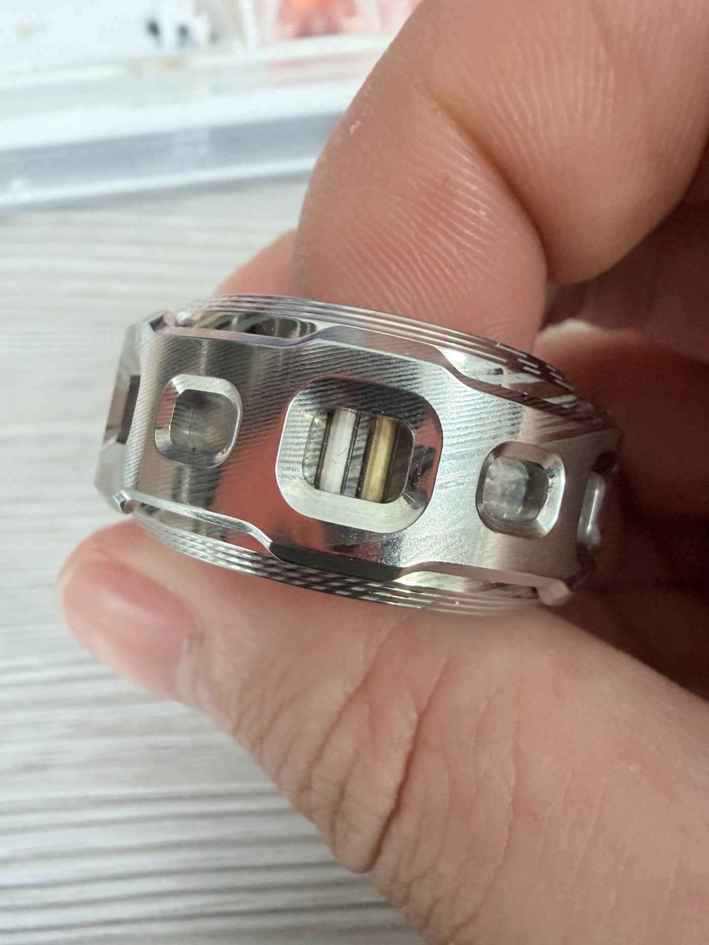 Mechanical Ring Damasteel