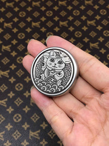 Fortune Cat Theme Haptic Coin Stainless Steel