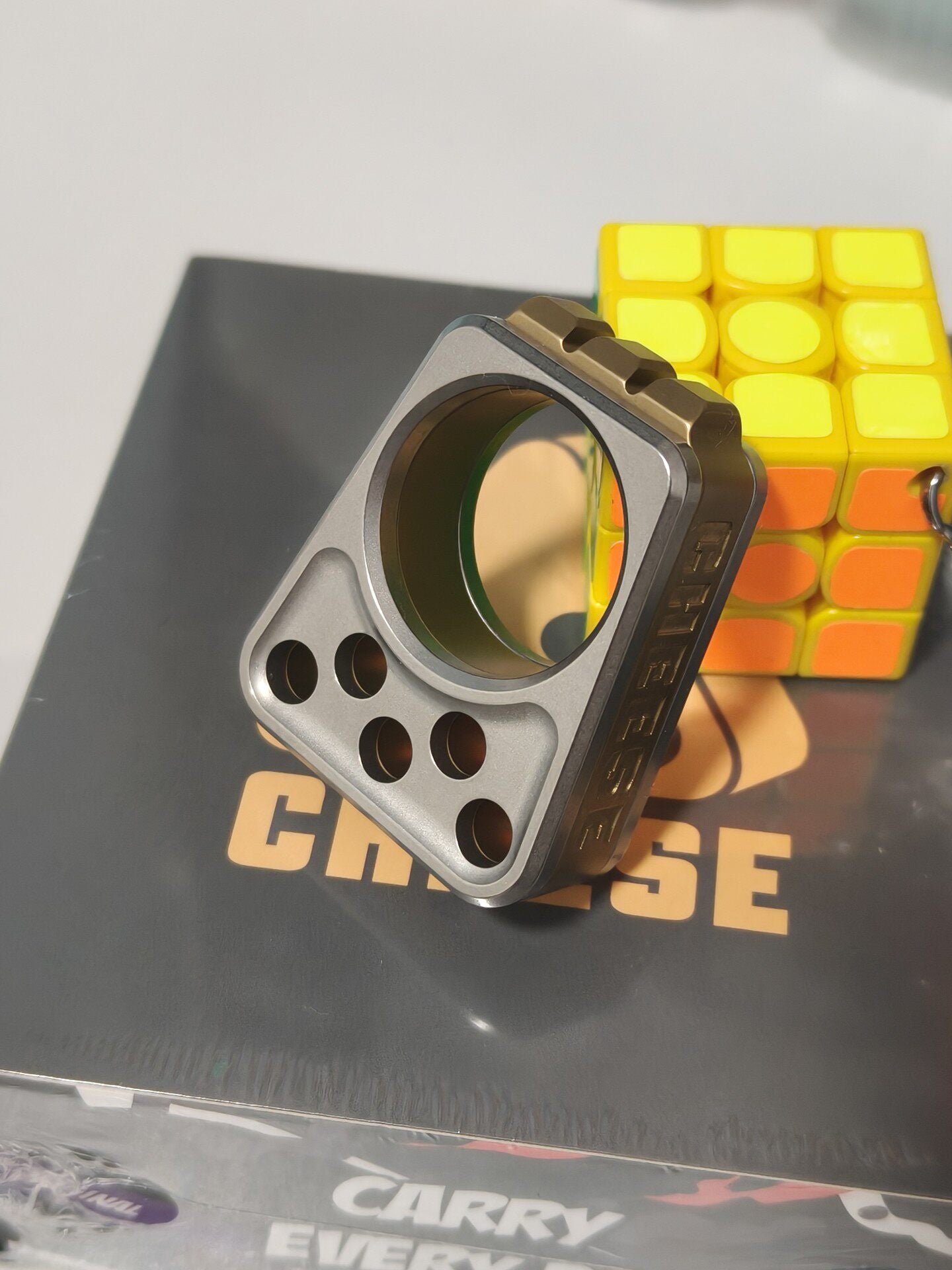 CHEESE Knuckle Duster Stainless Steel Brass