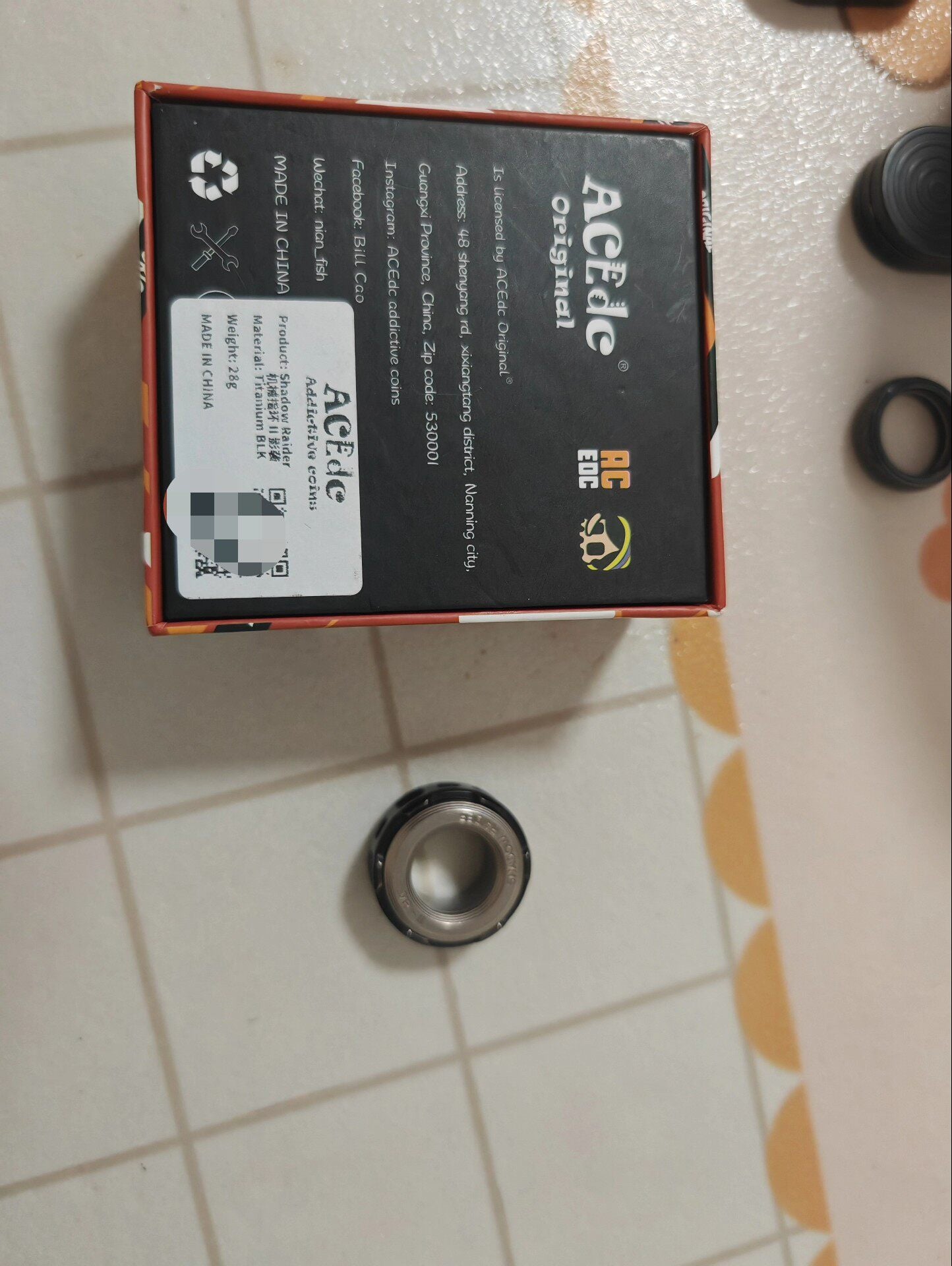 Mechanical Ring Titanium + 12 tube