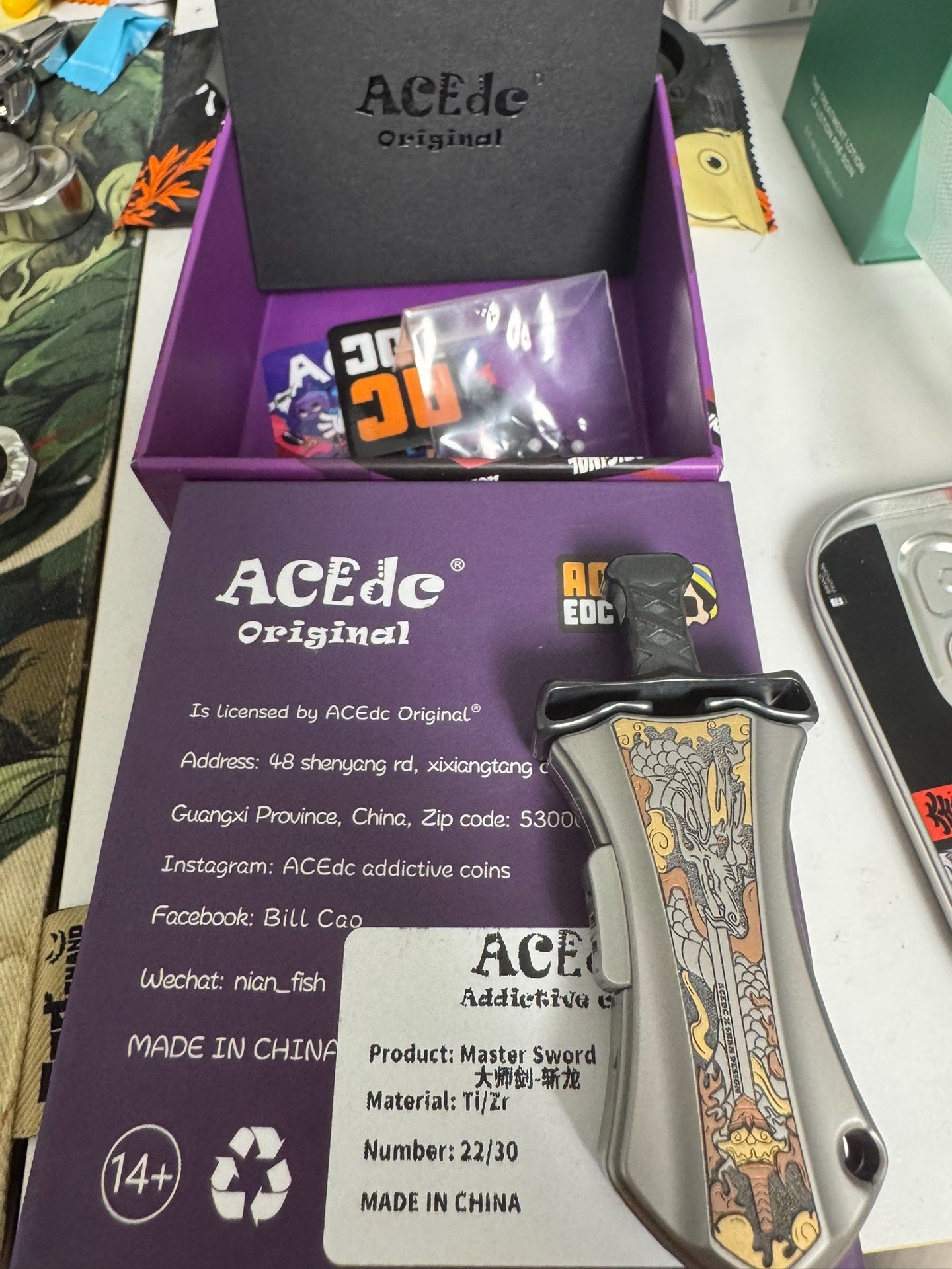 Master Sword Titanium Zirconium Limited Edition