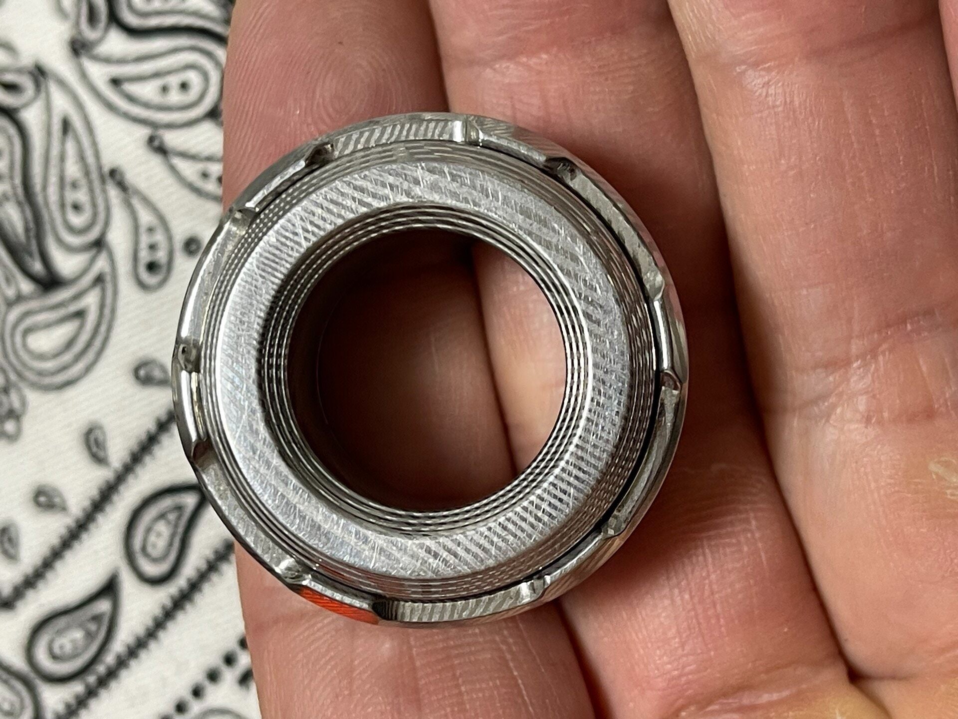 Mechanical Ring, Damasteel