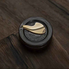 Milk Cap Zirconium Brass Mokume