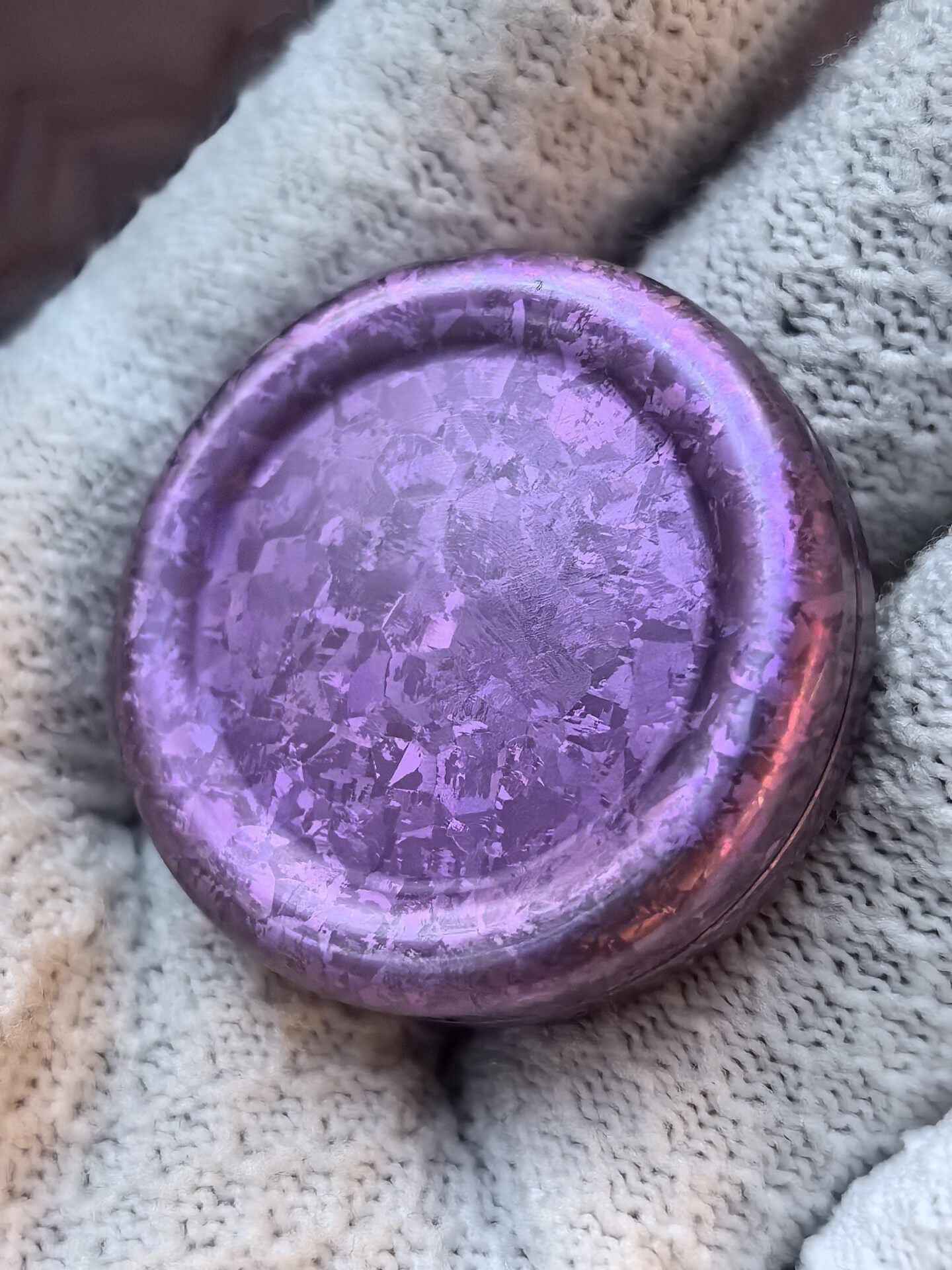 Milk Cap Mini Crystallized Titanium
