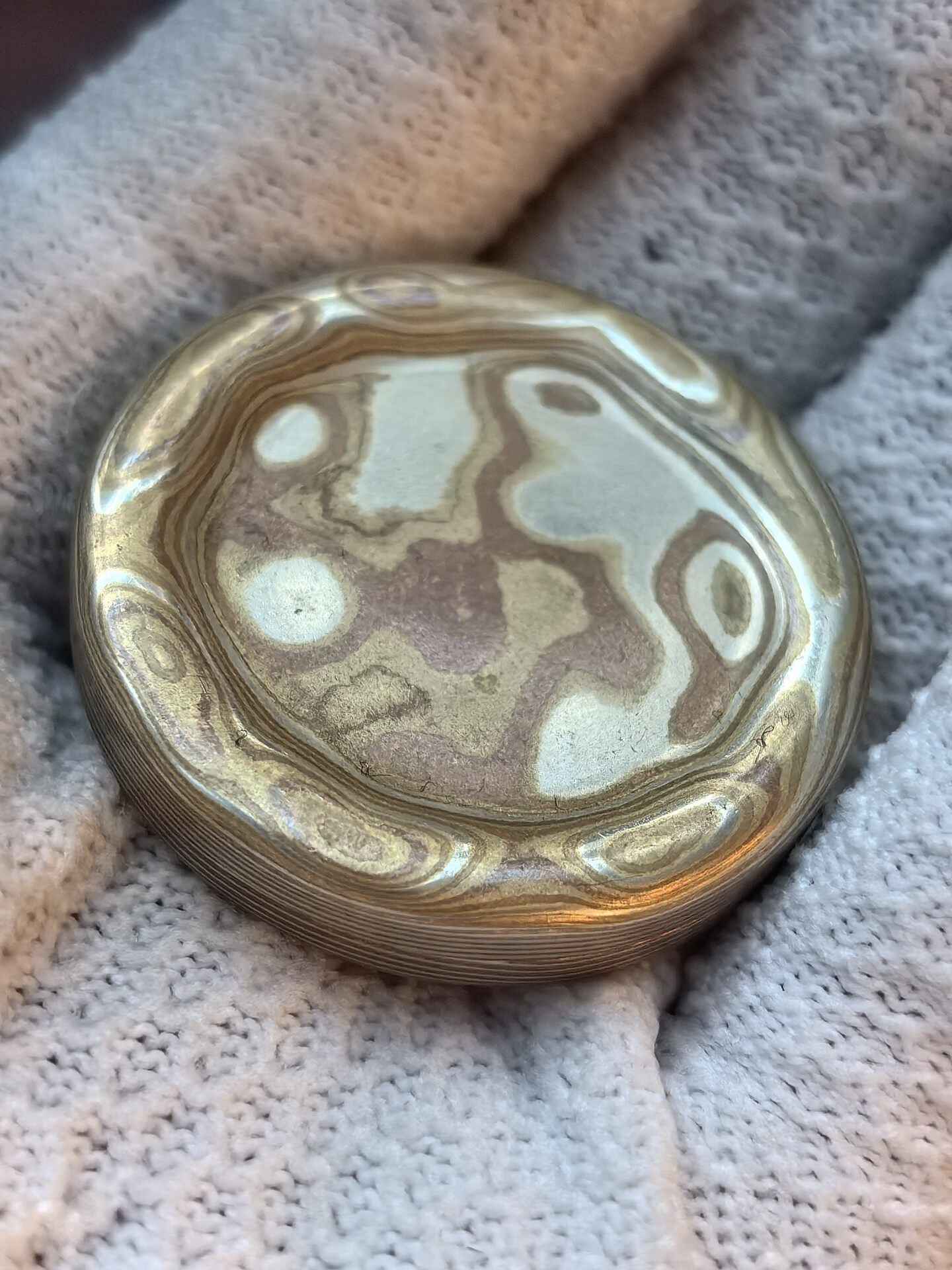 Milk Cap Mini Mokume
