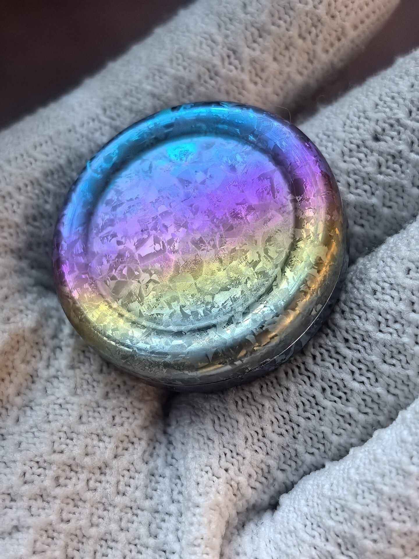 Milk Cap Mini Crystallized Titanium