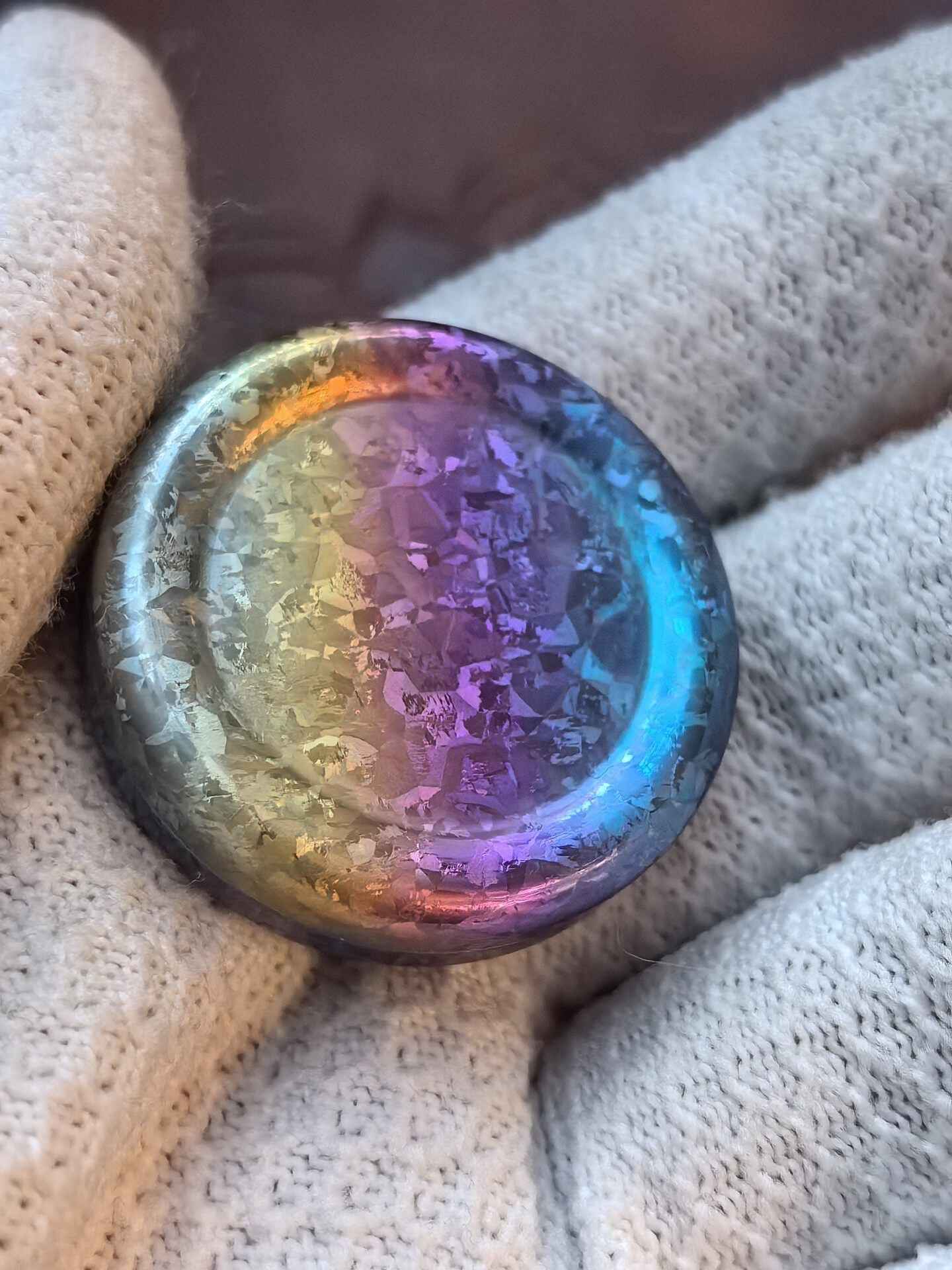 Milk Cap Mini Crystallized Titanium