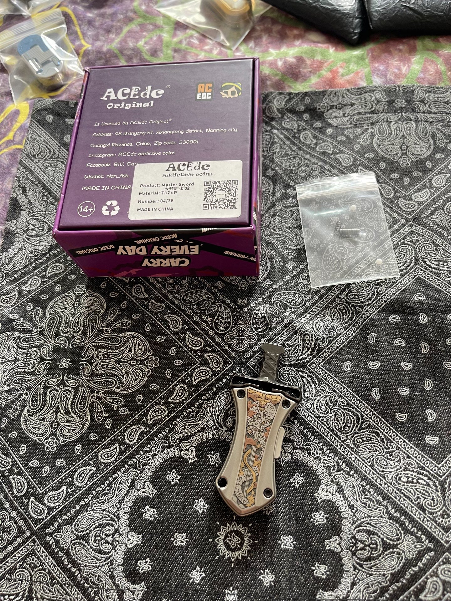Master Sword Final Slash Zirconium Titanium Limited Edition