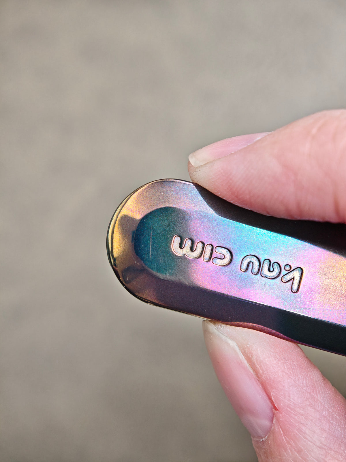 Spice Pin Zirconium Oil Slick