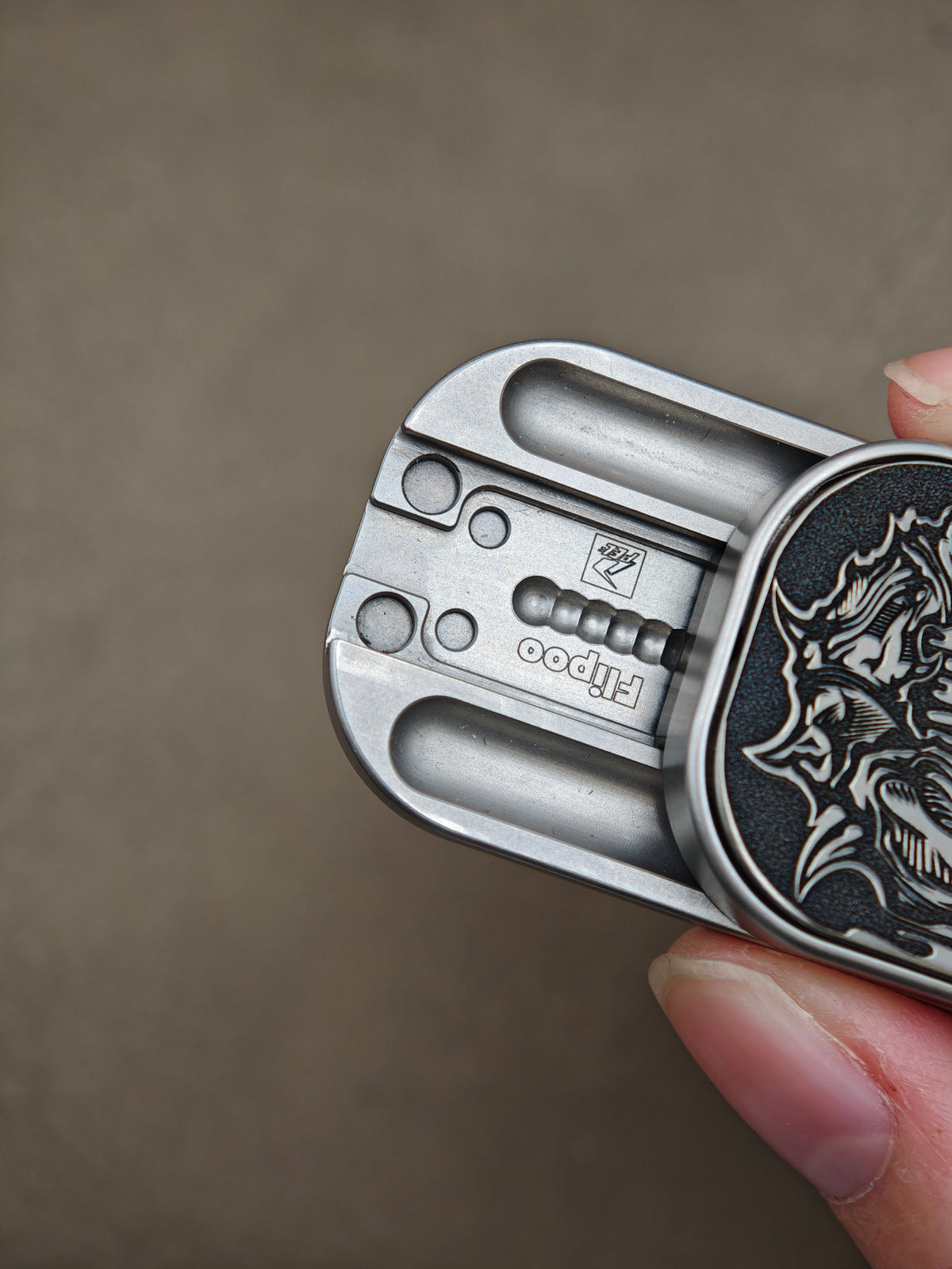 Flipoo Stainless Steel Engraved