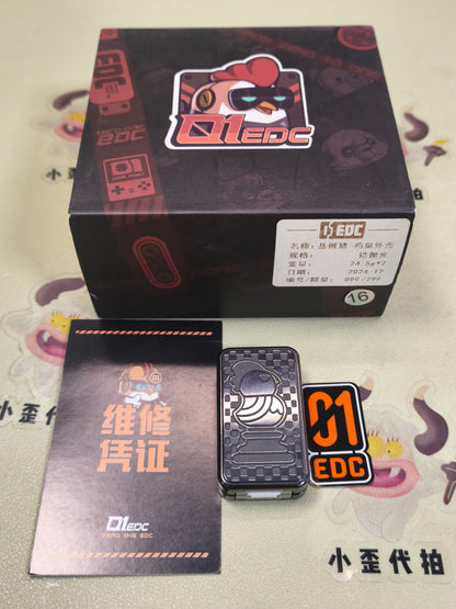 Mecha Pig Zirconium Polished