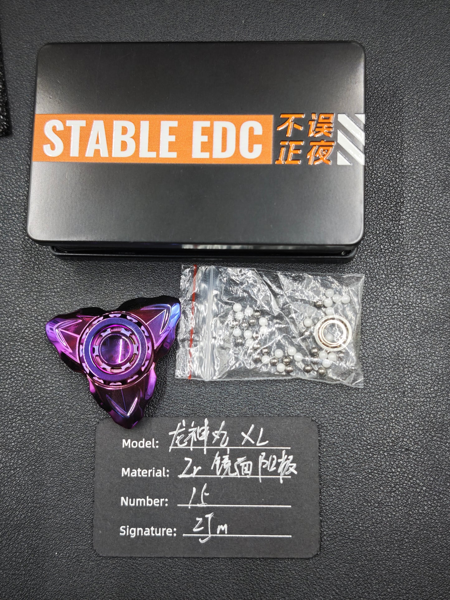 Dragon God Maru XL Zirconium Anodized Polished