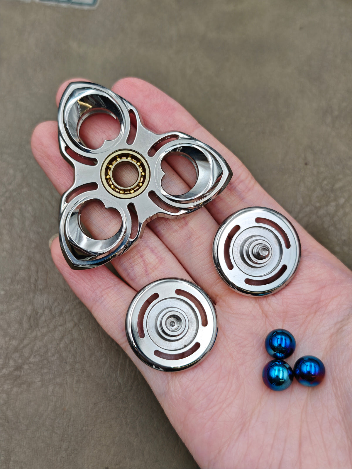 Twin Plume Stainless Steel Polished