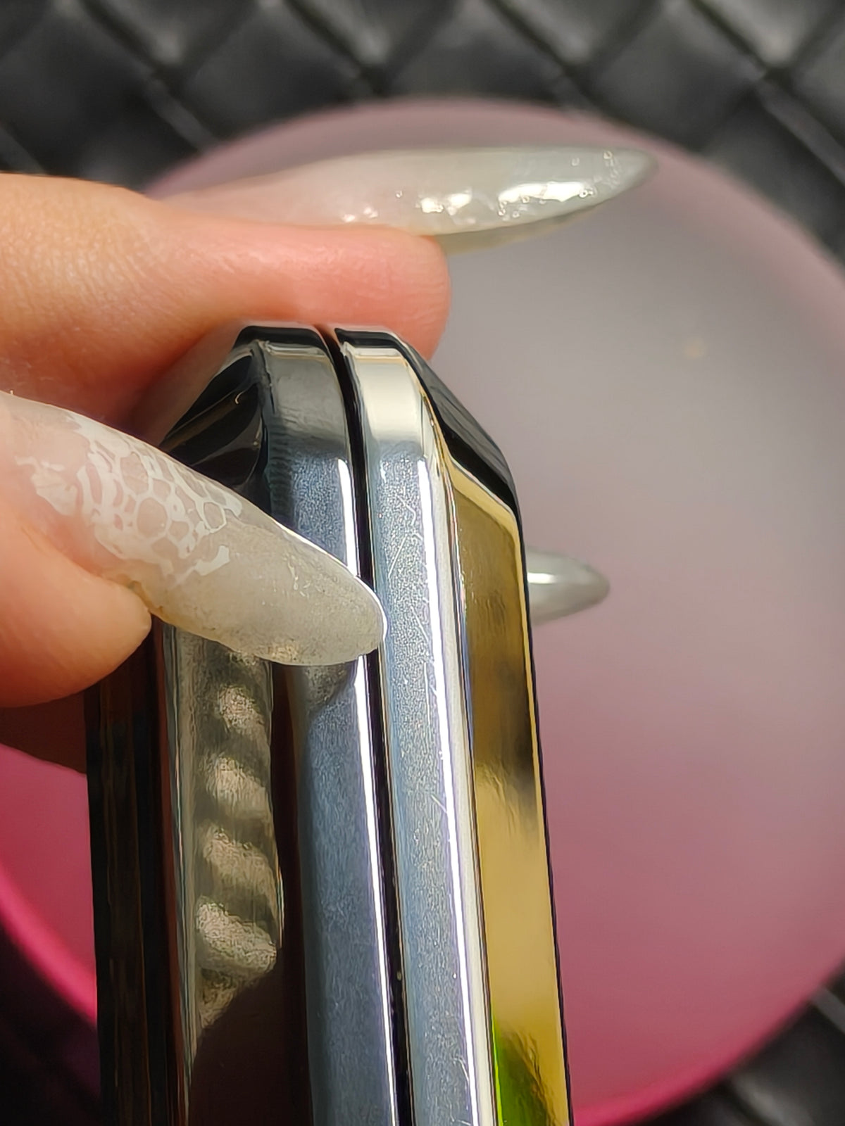 Axis Stainless Steel Engraved Polished