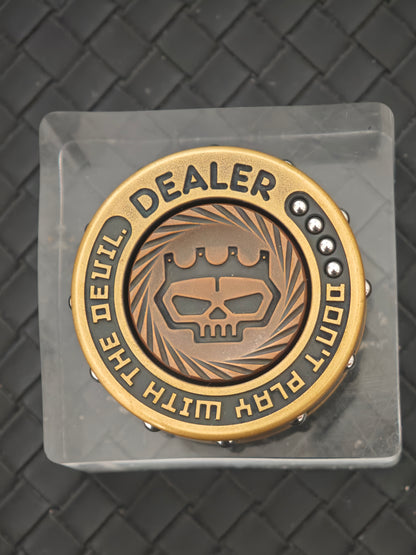 Dealer Button Copper