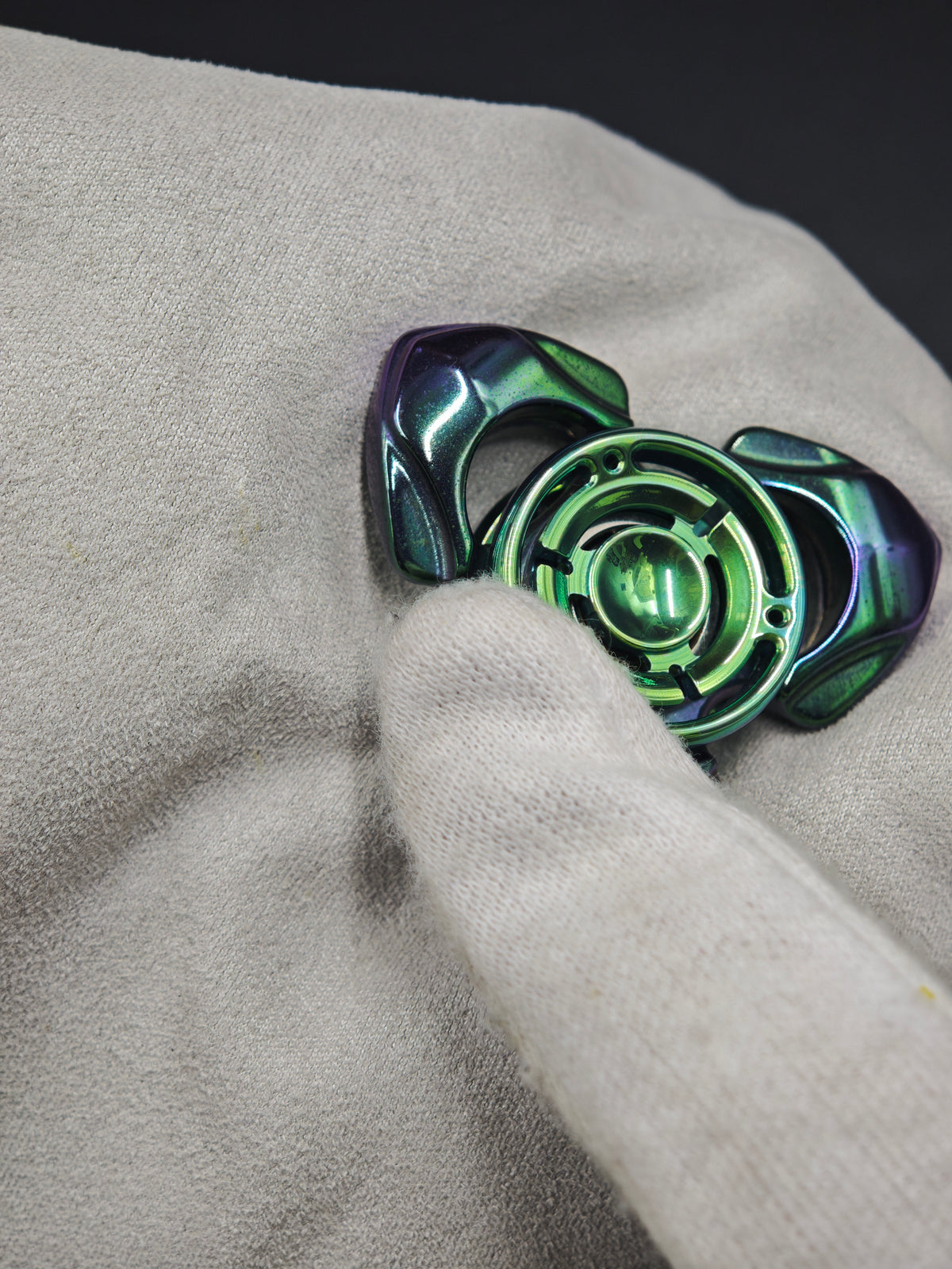 Toothless Mini Pearl White Tungsten Color-Anodized