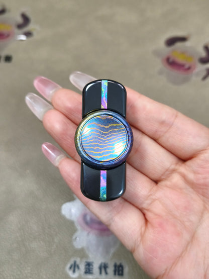 Floating Shadow Max Zirconium Engraved Polished