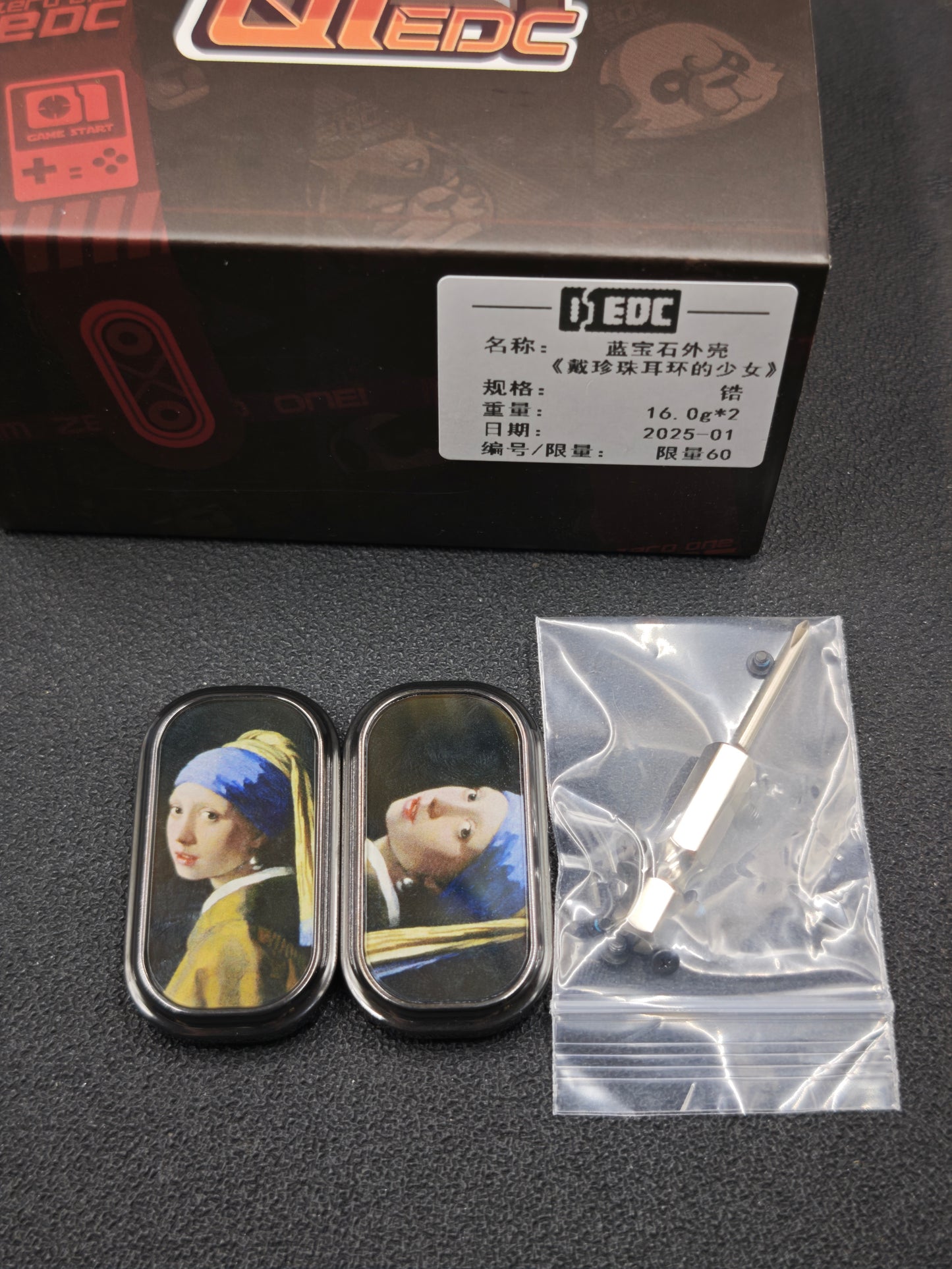 Girl with a Pearl Earring Zirconium