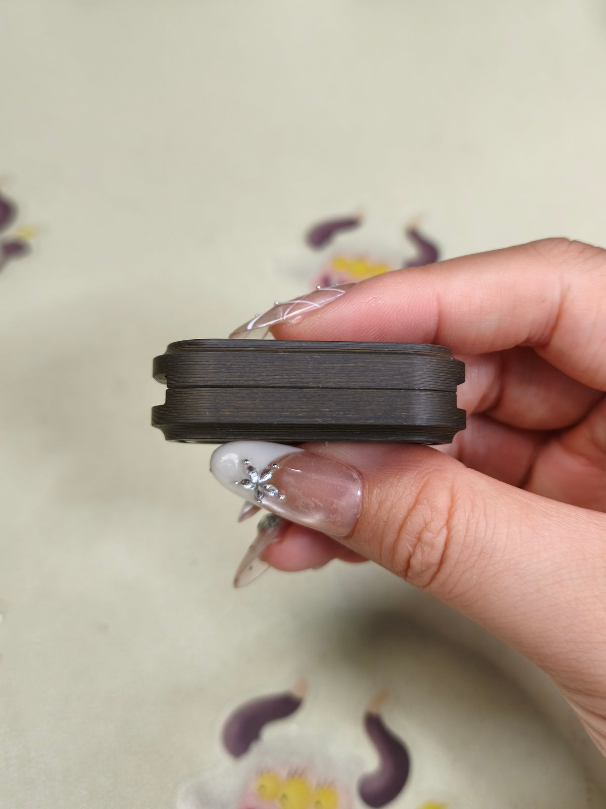 No.7 Shell Carbon Damascus