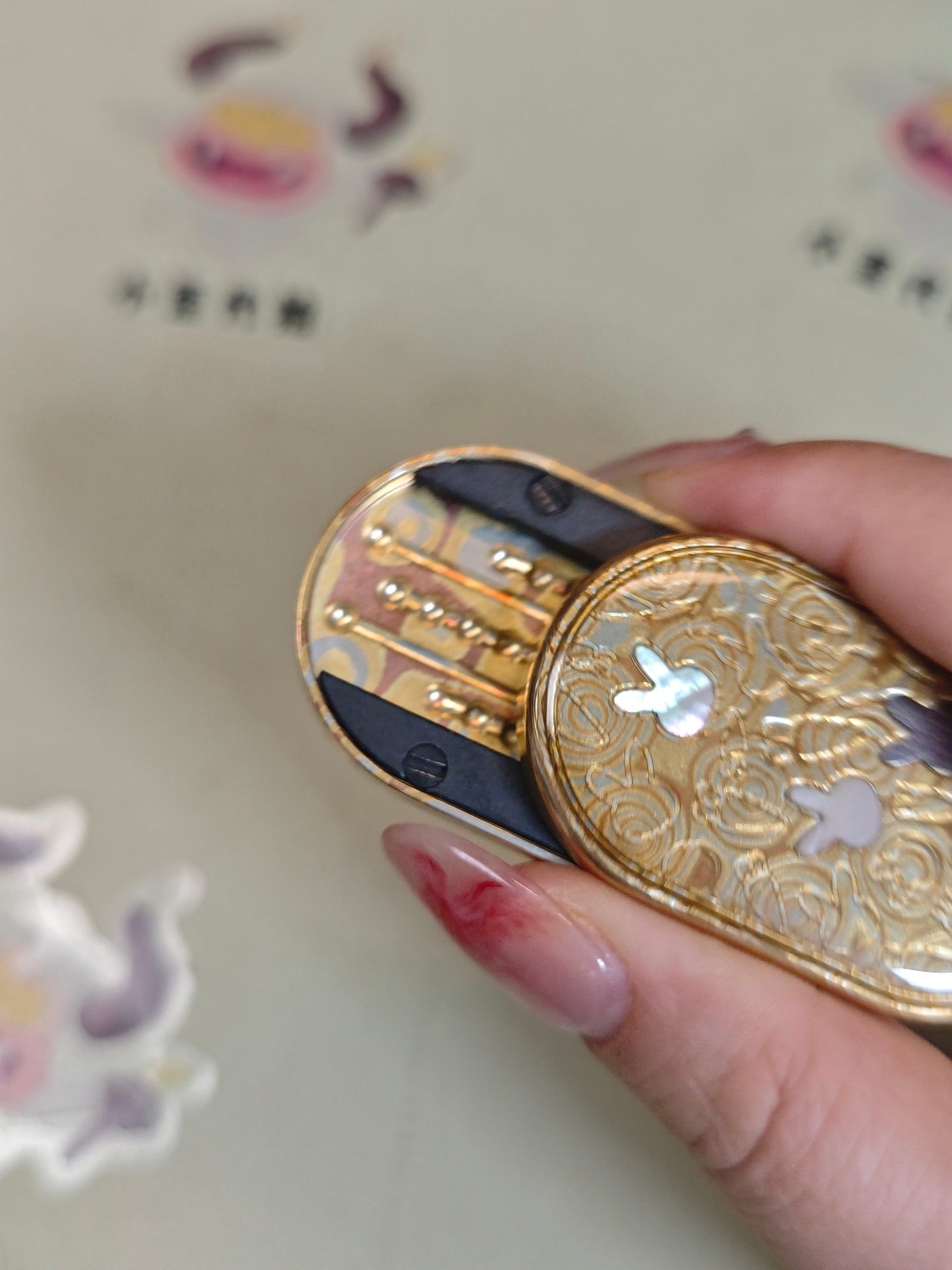 Grumpy Rabbit Rhythm Mokume