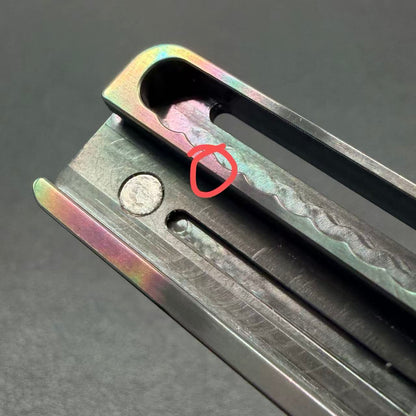 Tita Zirconium Color-Anodized Engraved Polished