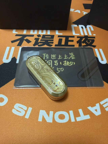 GD EDC Lucky Draw Mokume Polished