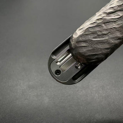 Floating Cloud Titanium Stone Textured Engraved Polished