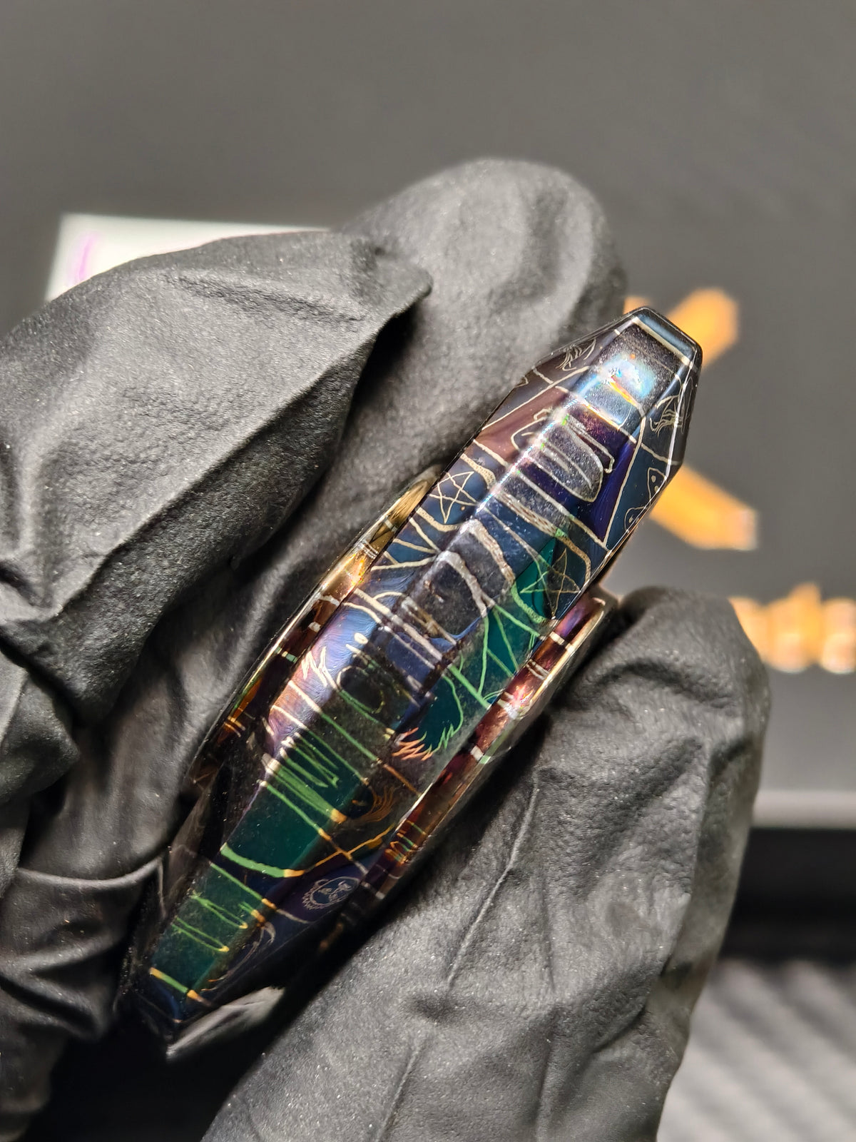 Phantom Dual Leaf Damasteel