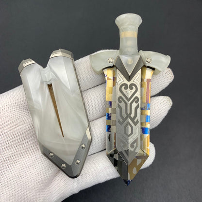 Ghost Lantern Lake Sword MOP G10