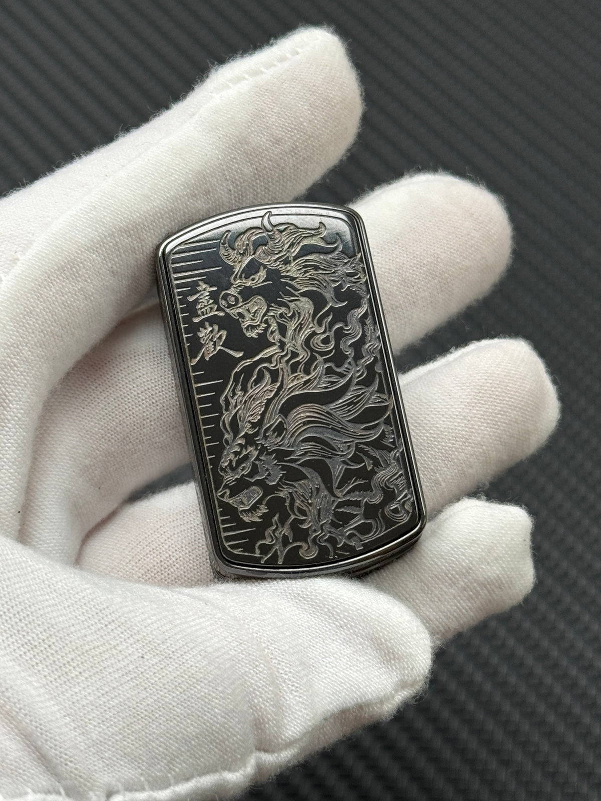 Root Three Zirconium Engraved Polished Limited Edition