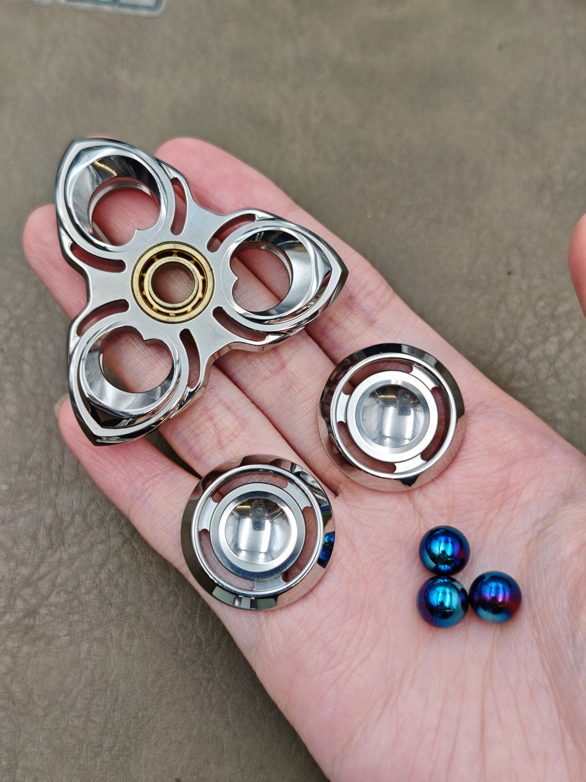 Twin Plume Stainless Steel Polished