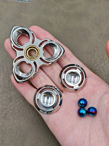 Twin Plume Stainless Steel Polished