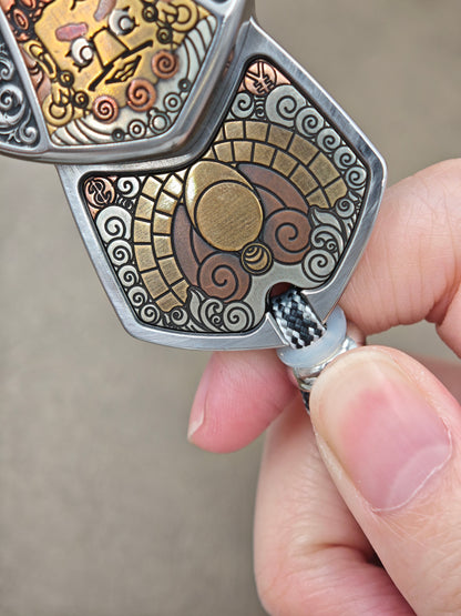 Demon Subduing Toga Tangcao Pattern Stainless Steel