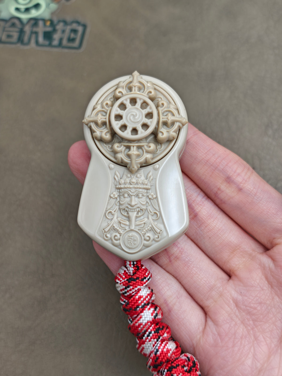 Demon Subduing Toga Tangcao Pattern PEEK Engraved