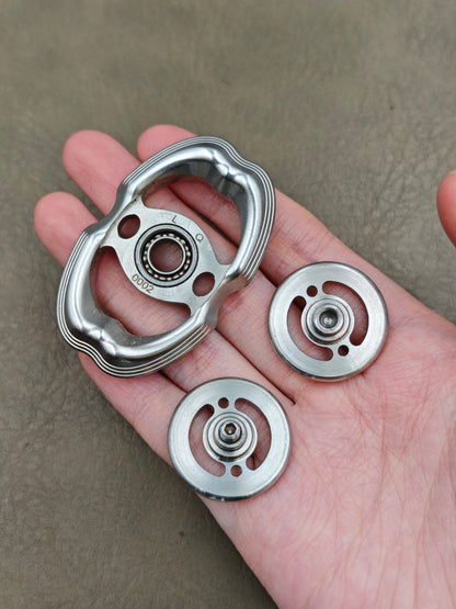 Obsidian Crystalized Stainless Steel Machine Finished