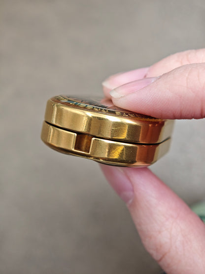 Grumpy Rabbit Rhythm Zirconium Gold Plated Resin-Sealed