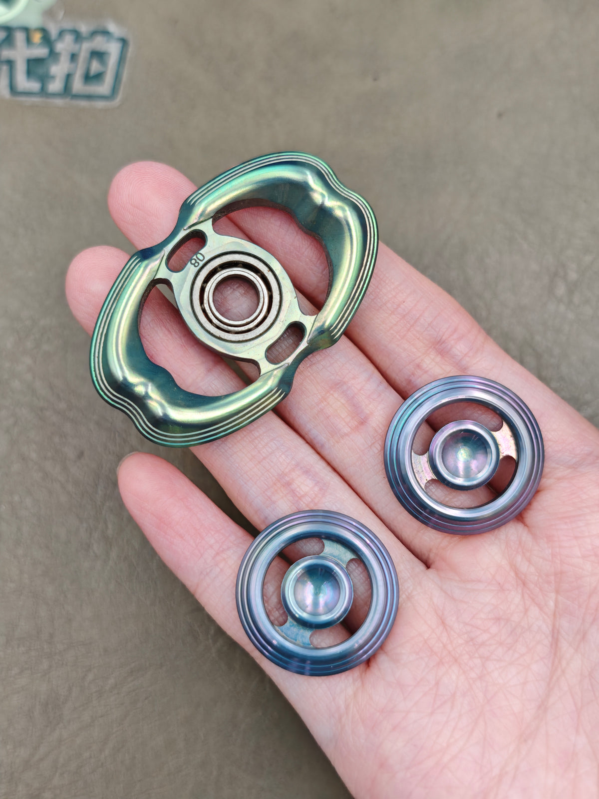 Obsidian Crystalized Titanium Machine Finished