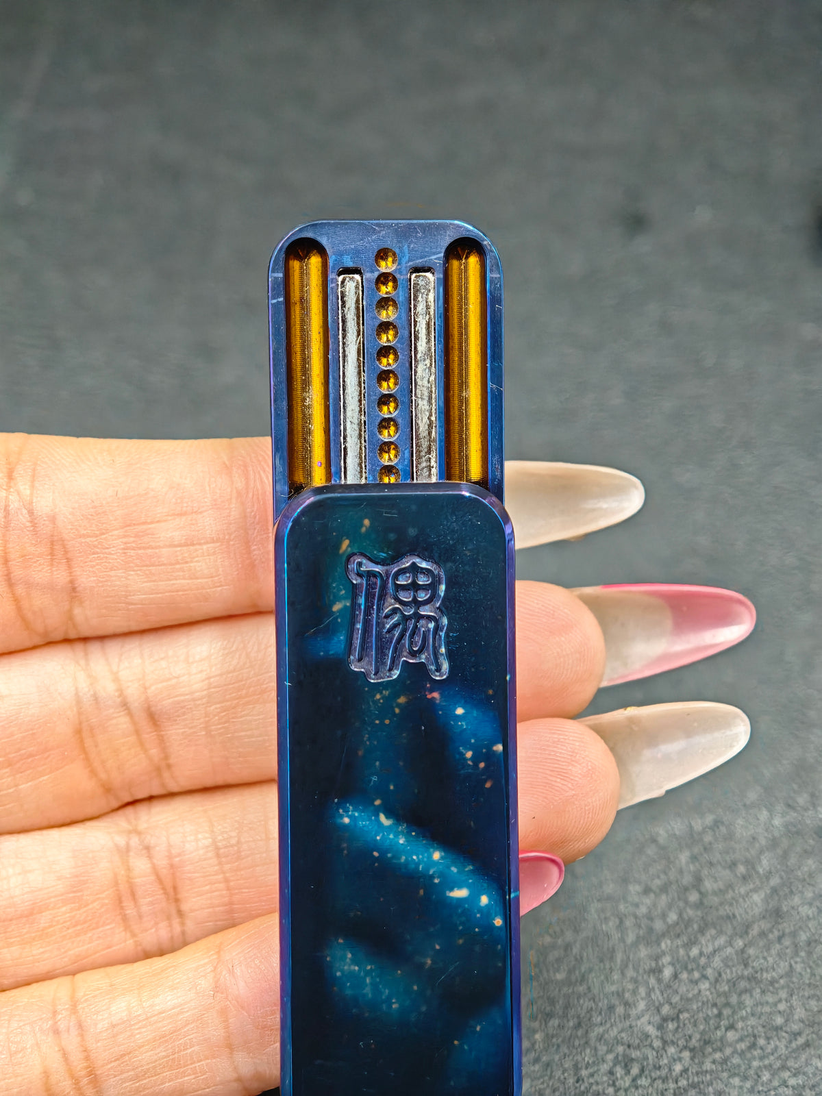 Little Gold Bar Titanium Color-Anodized