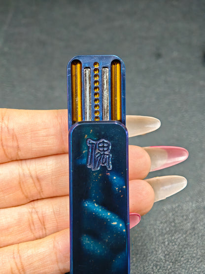 Little Gold Bar Titanium Color-Anodized