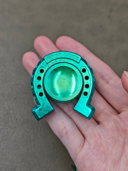 Lucky Horseshoe Crystallized Titanium