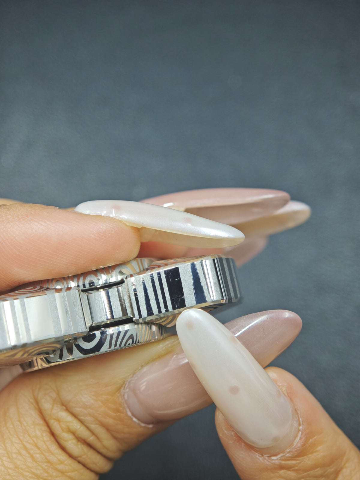 Gentle Breeze Bearing Cap Damasteel