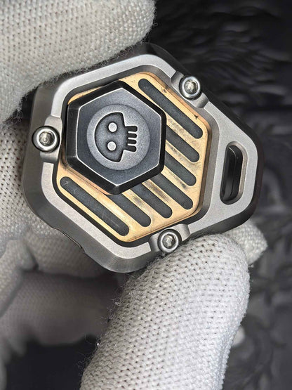 Death Engine Titanium Stainless Steel Brass