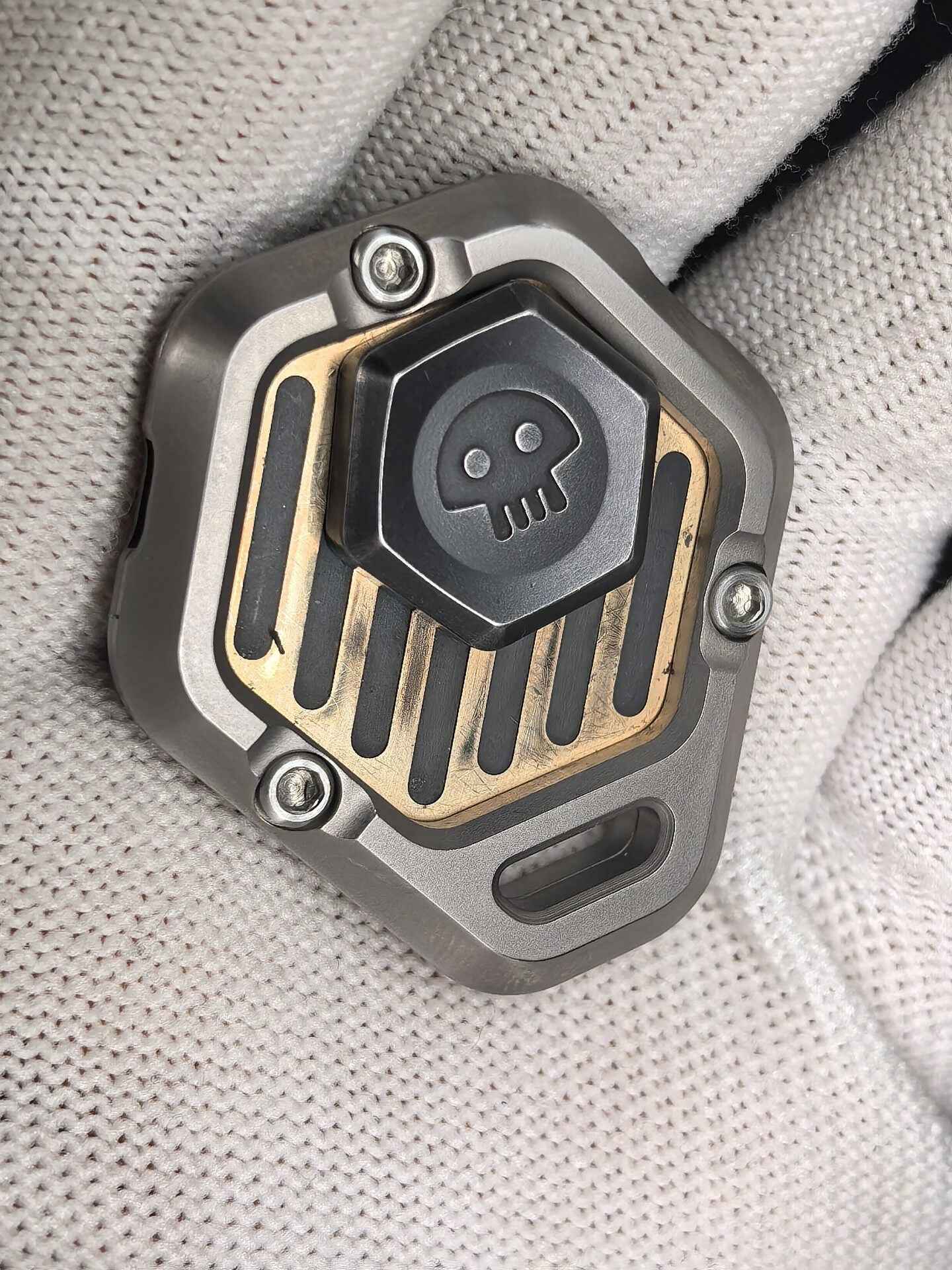 Death Engine Titanium Stainless Steel Brass