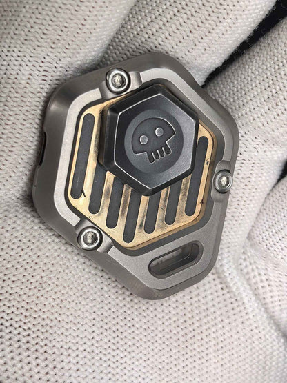 Death Engine Titanium Stainless Steel Brass
